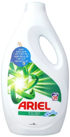 אריאל | 1.95 ליטר ג'ל לכביסה ניחוח הרים
