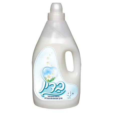 בדין | 4 ליטר מרכך כביסה לבן