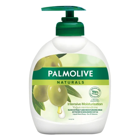 פלמוליב | 300 מ''ל סבון ידיים חלב זיתים מועשר בלחות