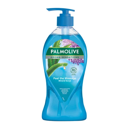 פלמוליב | 750 מ''ל ג'ל רחצה ארומה עם גרגרי פילינג