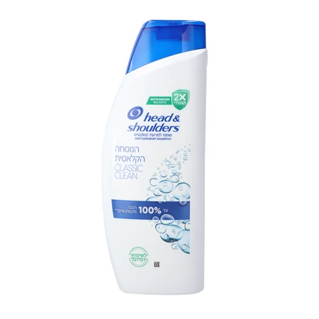 הד אנד שולדרס | 625 מ''ל שמפו נגד קשקשים קלאסי