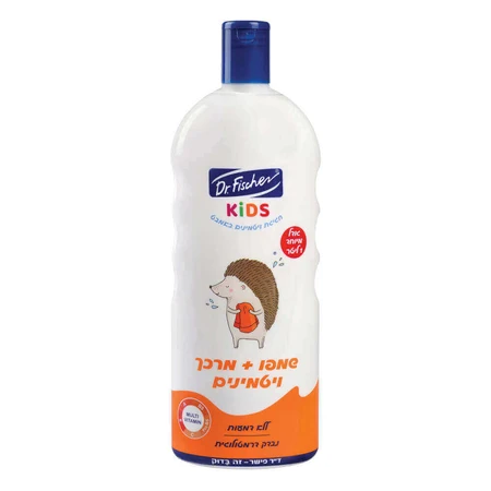 ד''ר פישר | 1 ליטר קידס שמפו + מרכך ויטמינים