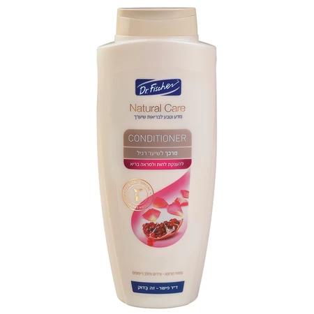 ד''ר פישר | 700 מ''ל מרכך ורדים וחלב רימונים לשיער רגיל