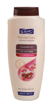 ד''ר פישר | 700 מ''ל שמפו ורדים וחלב רימונים לשיער רגיל