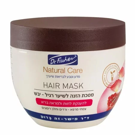 ד''ר פישר | 450 מ''ל מסכת החייאה לשיער רגיל-יבש