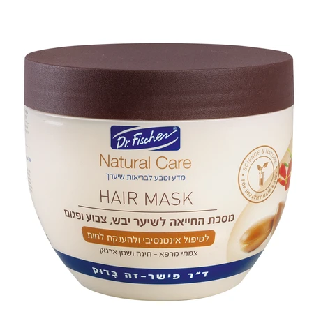 ד''ר פישר | 450 מ''ל מסכת החייאה לשיער יבש, צבוע ופגום