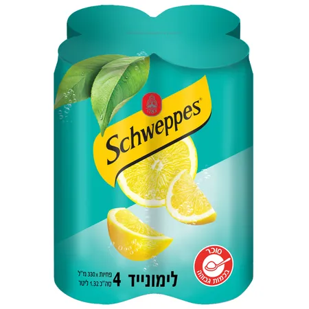 שוופס | 4×330 מ''ל לימונייד