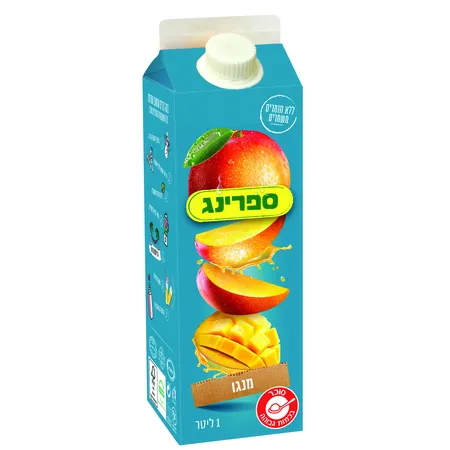 ספרינג | 1 ליטר נקטר מנגו בקרטון