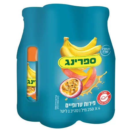 ספרינג | 4×250 מ''ל פירות טרופיים