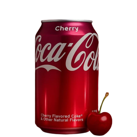 קוקה קולה | 355 מ''ל קולה בטעם דובדבן