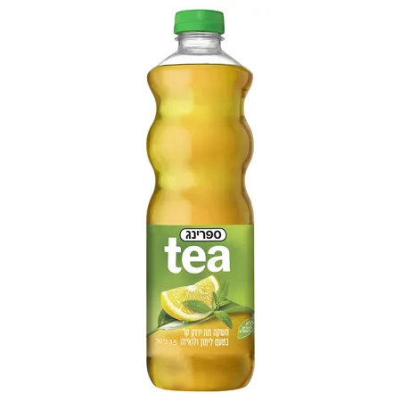 ספרינג | 1.5 ליטר תה ירוק קר בטעם לימון ולואיזה