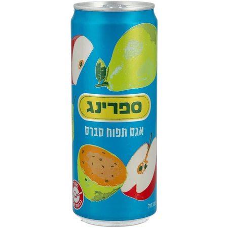 ספרינג | 330 מ"ל אגס תפוח סברס