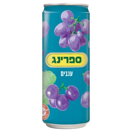 ספרינג | 330 מ''ל ענבים