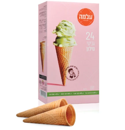 עלמה | 120 גרם גביעי גלידה טילון 24 יח'