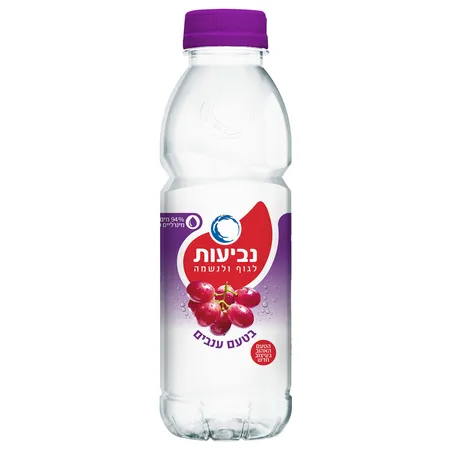 נביעות | 500 מ''ל מים בטעם ענבים