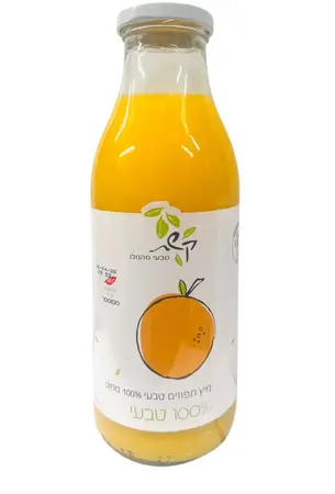 קשת | 500 מ''ל מיץ תפוזים בקבוק זכוכית