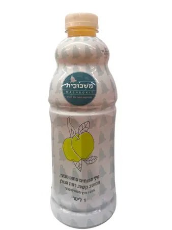 משכוכית | 1 ליטר מיץ תפוחים סחוט טבעי