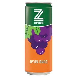 תפוזינה | 330 מ"ל תפוזינה ענבים פחית סליק