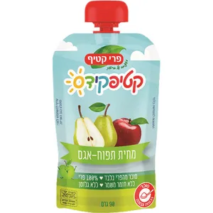 פרי קטיף | 90 גרם תפוח אגס 100% פרי קטיפקידס