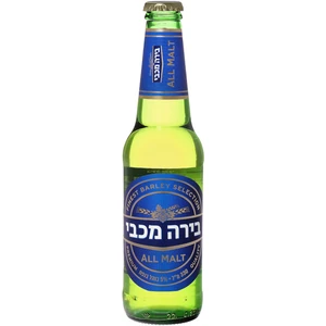 בירה מכבי | 330 מל בירה מכבי לאגר