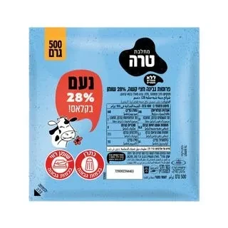 טרה | 500 גרם נעם פרוסות גבינה חצי קשה קלאסית 28%