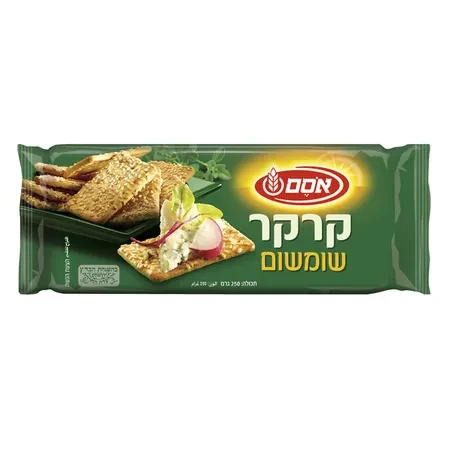 קרקר שומשום אסם 250 גר