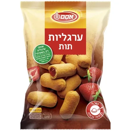 אוסם | 300 גרם עוגיות ערגליות תות