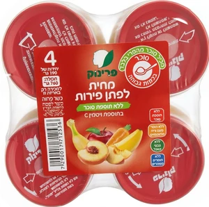 פרינוק | 190x4 גרם מחית לפתן פירות