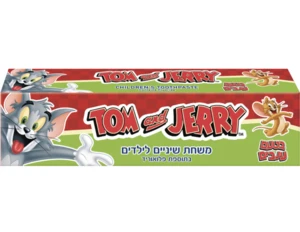 טום וג'רי | 50 מל משחת שיניים לילדים בטעם מסטיק