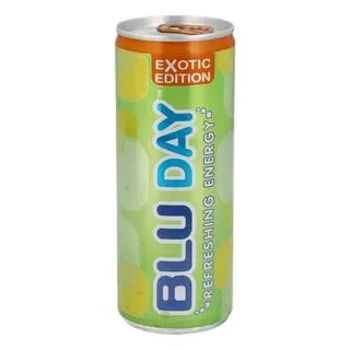 בלו | 250 מ''ל משקה אנרגיה דיי בטעם אקזוטיק