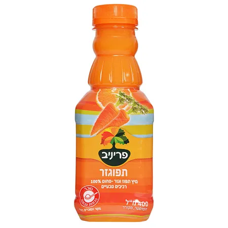 פריניב | 400 מ''ל מיץ תפוז וגזר סחוט 100%
