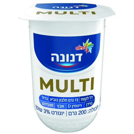 דנונה | 200 גרם מולטי יוגורט 3%
