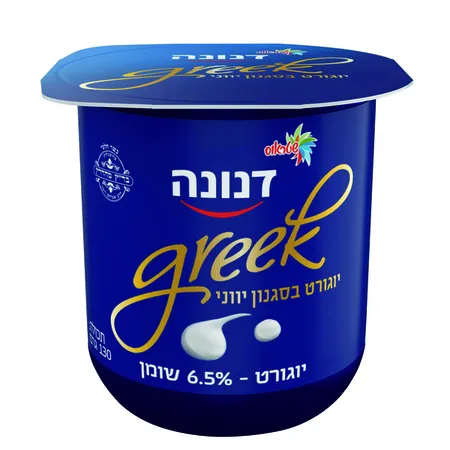 דנונה | 130 גרם יוגורט בסגנון יווני 6.5%