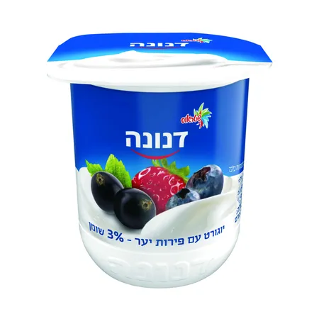 דנונה | 150 גרם יוגורט עם פירות יער 3%